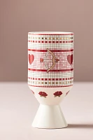 Valentine Bistro Tile Stoneware Vase