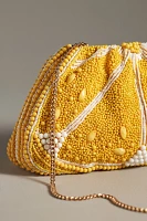 Beaded Lemon Clutch