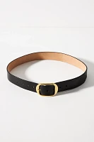 Italian Leather Contour Belt