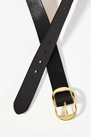 Italian Leather Contour Belt