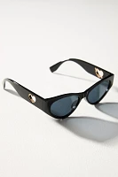 I-SEA Jenni Heart Cutout Cat-Eye Sunglasses