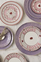 The Bistro Tile Stoneware Dessert Plate: Valentine's Edition