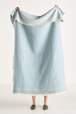 Jolene Cotton Wool Woven Throw Blanket