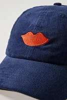 Clare V. Corduroy Lips Baseball Cap