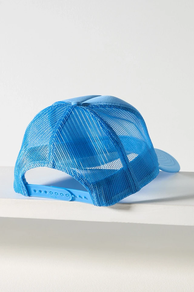 Denim Blue \'Liberez Les Sardines\' Clare V Hat Clare V. Liberez Les Sardines Trucker Hat at MarketFair  main image 4