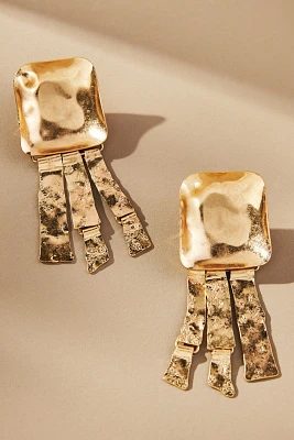 Western Square Drop Earrings