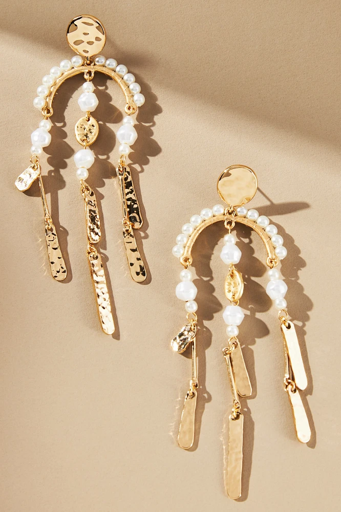 Western Pearl Drip Earrings