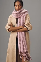 By Anthropologie Brushed Woven Scarf: Vertical Stripe Edition