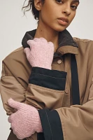 By Anthropologie Knit Colorblock Ribbed Gloves