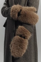 Jocelyn Faux-Fur Mittens