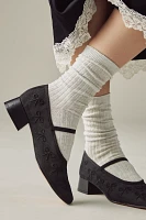 Maeve Mesh Block Heels