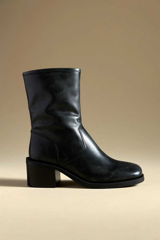 By Anthropologie Block Heel Boots