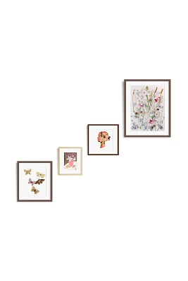 Floral Stair Runner 4-Piece Gallery Wall Art