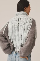 Loopy Mango Chunky Fringe Wrap Scarf