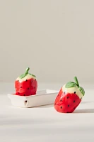 Foster Strawberry Salt & Pepper Shakers