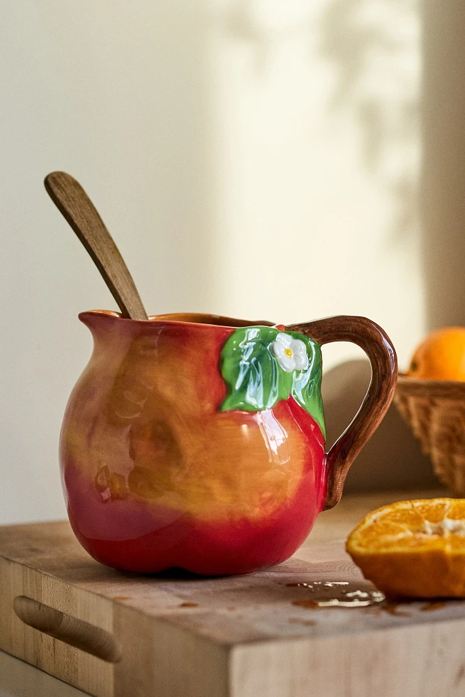 Foster Peach Stoneware Jug