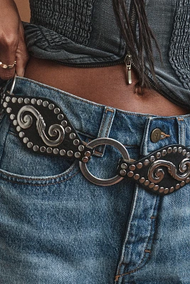 Streets Ahead Studded Ring Belt