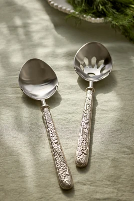 Augustine Stainless Steel 2-Piece Serving Set