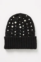 By Anthropologie Pearl-Embellished Beanie