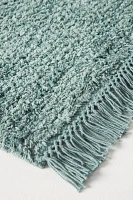 Nina Striped Crochet Fringe Bath Mat