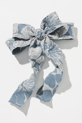 Brocade Floral Hair Bow