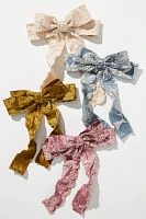 Brocade Floral Hair Bow