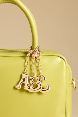 Bubble Letter Monogram Bag Charm