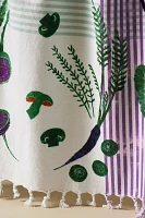 Greens Block Print Dish Towel