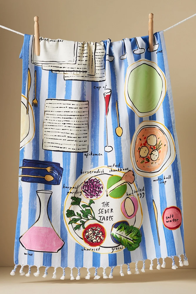 Seder Plate Dish Towel