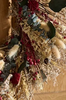 Dried Caspia + Eucalyptus Wreath