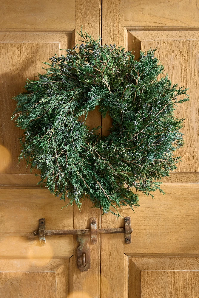 Preserved Juniper Wreath