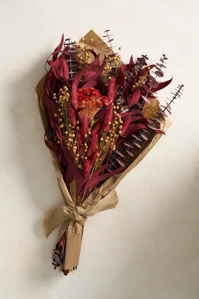 Dried Vermilion Ember Bouquet