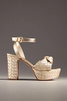 Schutz Kareena Knot Platform Heels