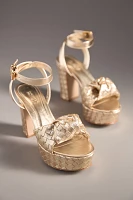 Schutz Kareena Knot Platform Heels