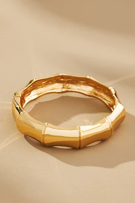 Metal Bamboo Bangle Bracelet