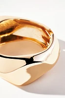 Wide Oval Bangle Bracelet