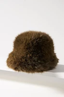 Lucky Zone Faux-Fur Bucket Hat