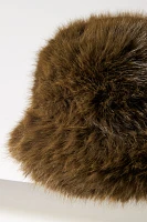 Lucky Zone Faux-Fur Bucket Hat