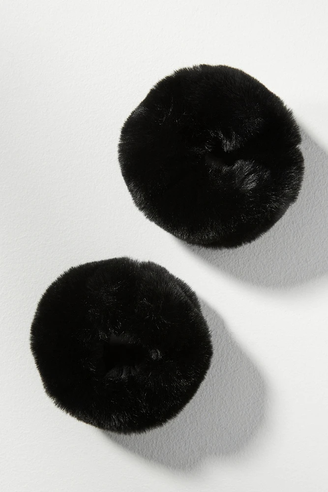 Faux-Fur Wrist Cuffs, Set of 2