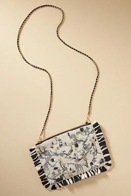 Beaded Toile Clutch