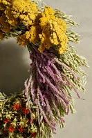 Dried Fall Spectrum Wreath