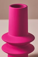 Matte Pink Stoneware Vase