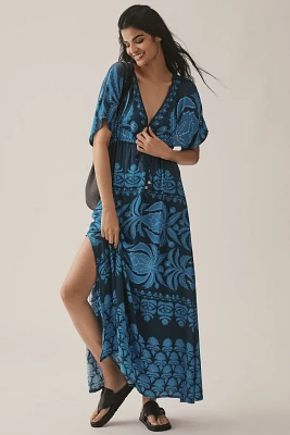 Omika Pia Floral Kaftan