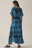 Omika Pia Floral Kaftan