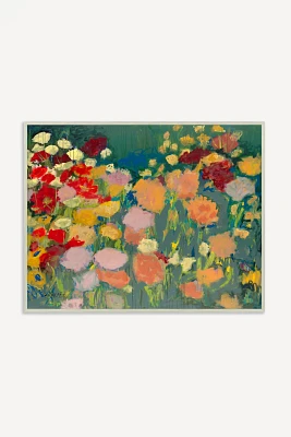 Sorbet Hued Floral Orbs Wall Art