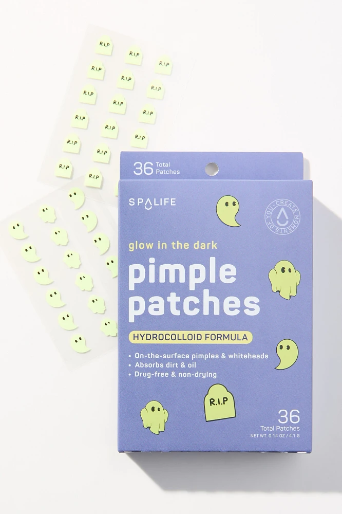 SpaLife Ghost Fam Glow-In-The-Dark Pimple Patches