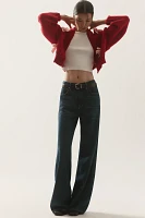 The Alicia 3D Bow Cropped Cardigan Sweater by Maeve