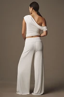 Significant Other Coralie Relaxed Textured Palazzo Pants