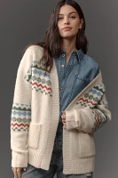 FRNCH Fairisle Cardigan Sweater