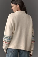 FRNCH Fairisle Cardigan Sweater